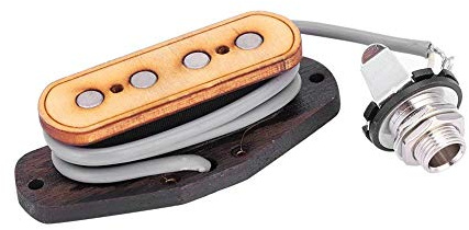 Pickup per Chitarra, Pickup Magnetico pre Cablato con Jack di Ingresso per Chitarra Cigar Box a 4 Corde Accessori per chitarra elettrica
