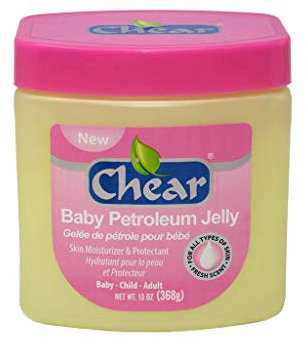 Chear Baby White Petroleum Jelly 368g - Large Family Size - Multi Purpose for baby, child & adult