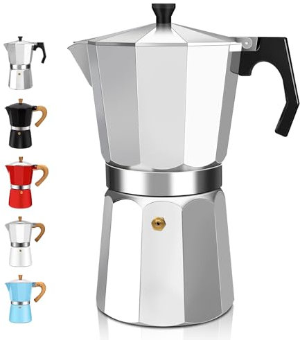 DITOSH 14 Cup Aluminum Espresso Stovetop Moka Pot Express Coffee Maker Percolator Italian Classic Mocha Coffee Machine for Italian and Cuban Cafe Brewing for Home & Camping 700ml 23oz