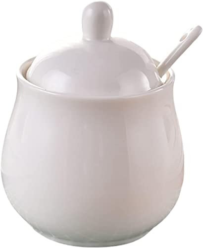 Elegante set di zuccheriera e lattiera in ceramica, decorazione da cucina rossa con coperchio, lattiera e zuccheriera