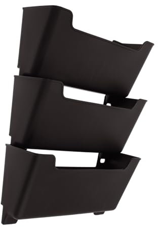 jojofuny Wand Montiert Datei Organizer Rack Klar Wand Broschüren Halter Dokumenten-organizer Papier Display Rack Für Home Büro Mit Zubehör Für Einfache