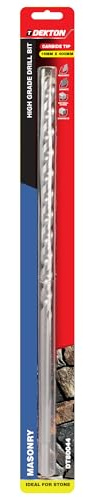 Dekton Masonry Drill Bit 16mm x 400mm | Heavy Duty for Block, Brick & Concrete | Precision Drill Bit for Accurate Holes | Durable Construction for Tough Materials | Ideal for Professional & DIY Use