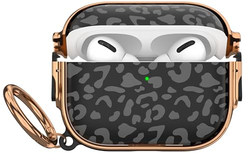 Maxjoy für AirPods Pro 3 Hülle mit Verschluss für Damen | Kompatibel mit AirPods Pro 3 Hülle mit Schlüsselanhänger, Elegante, Drahtloses Laden, Mädchen, Girly, Karabiner, Schutzhülle
