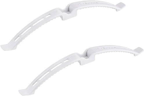 cyclingcolors 2x Brida gris de 215 mm, pasacables de plástico para muebles de oficina