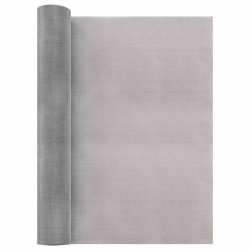 vidaXL Pantalla de Malla 40 x 500 cm 60 Mesh Acero Inoxidable 201