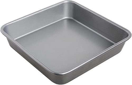 Cuisinart AMB-9SCK 9-Inch Chef's Classic Nonstick Bakeware Square Cake Pan, Silver