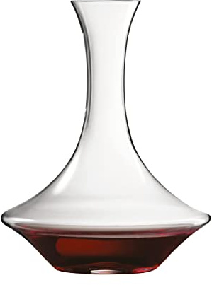 Spiegelau Authentis Crystal Wine Decanter, Modern Carafe for Red and White Wine, Elegant Glass Pitcher for Wedding Gifts, Housewarming, Home Bar Accessories, 53 oz (1.5 Liters), Set of 1