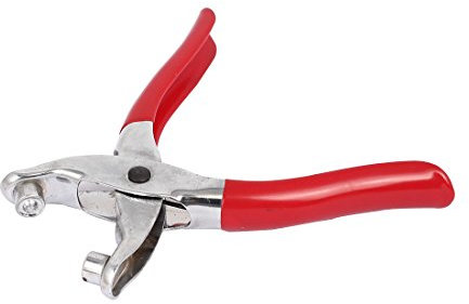 Aexit 4mm Körner & Locheisen Dmr. Pin Plastik beschichtete Griff Locher Zange Werkzeug Gürtel Locher Leder Karte