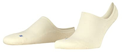 FALKE Unisex Füßlinge Keep Warm U In Wolle unsichtbar einfarbig 1 Paar, Weiß Off-White 2040, 39-41