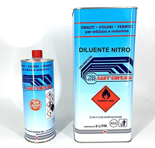 SOLVENTE NITRO DILUENTE COLORI SINTETICI PROFESSIONALE 1-5-25 LT (5 Litri)
