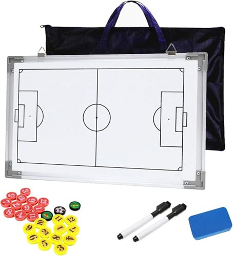 CHSEEO Sports Premium Magnet, Magnetisches Whiteboard, Magnettafel Playbook Trainingshilfen für Fußballtrainer, Magnete für Whiteboard, Trainer-Mappe Kartenspiele Spielzeug
