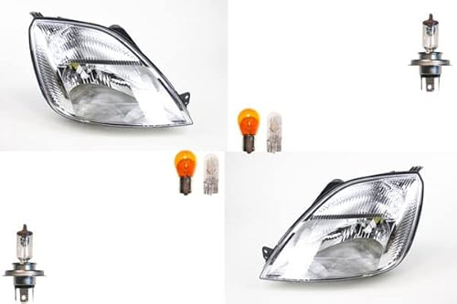 Johns, Scheinwerfer Halogen Front passend für Ford Fiesta 02 02-05 Leuchtmittel Set L R