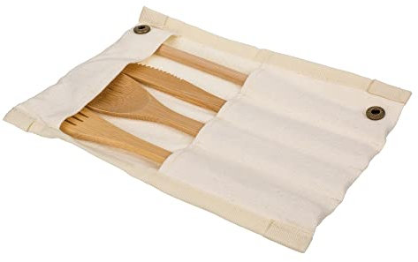Besteckset aus Bambus
