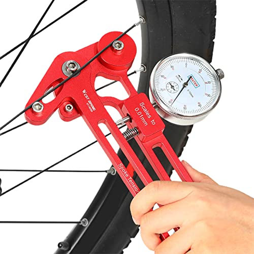backlight Fahrrad Speichenspannungsmesser | Anti-Rost-Fahrrad-Speichenspannungs-Korrekturmessgerät | Fahrradzubehör Fahrradspeichen-Messwerkzeug für Radsportliebhaber
