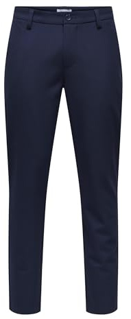 ONLY & SONS tygbyxor för män, marinblå blazer, 28W / 32L