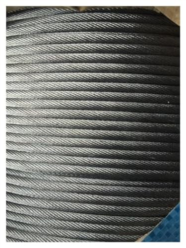 Drahtseil 3MM-8MM, 19X7 elektrisch verzinktes, nicht rotierendes Stahldrahtseil for Elektroseilzugkran Draht Seil (Size : 4MM 30M)