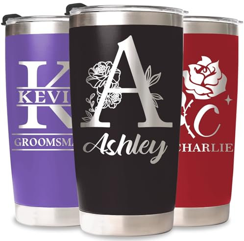 SECOGM Thermobecher Personalisiert mit Bild Text-Personalisierter Kaffeebecher mit Strohhalm und Deckel-Edelstahl Reise Kaffeebecher 20 Oz-Papa Geschenk für Vatertag Männer Frauen