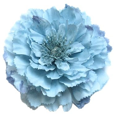 KABELIF Blume Brosche, Blume Ansteckblume, Blume Haarspange, Haarclip Blume, Haarblume Haarschmuck für Damen Mädchen Party Strand Hochzeit (Blau)
