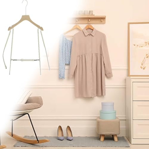 Mannequin Hanger T-Shirt Mannequin Aufhänger Wand Aufhänger Anzeige Metall Kleidung Rack Mit Verstellbare Taille Und Arme, Weibliche Schaufensterpuppe Oberkörper Wäsche Für Kleidung ( Größe : M )