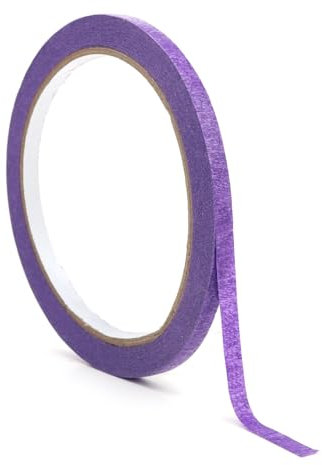 Tapes, Ruban de Masquage 5mm x 20m Ruban Vinyle Masquage de Précision Bande Décorative Autocollante pour le Bricolage, la Décoration de L'artisanat et Carrosserie et Peinture Vernissage (Violet)