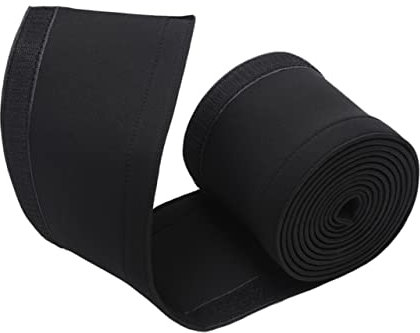 PHENOFICE 2 Rolls Cable Management Sleeve Neoprene Cable Protective Cover Cord Organizer Black 1 Meter Cuttable for Home Office Pets Children