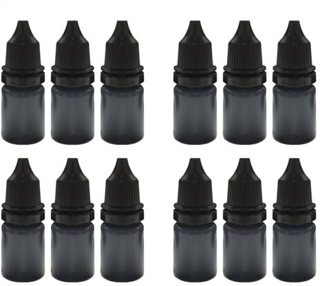 Inchiostro di ricarica per timbri, 10 ml, inchiostro di ricambio multiuso per timbri, inchiostro ad asciugatura rapida, inchiostro di ricarica portatile per lettere, pacchetti, buste