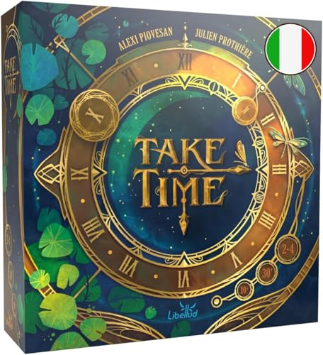 Asmodee Take Time, Gioco Collaborativo di Deduzione per 2-4 Giocatori dai 10 anni in su, un Gioco Strategico e Dinamico, partite di circa 30 minuti, Edizione in Italiano