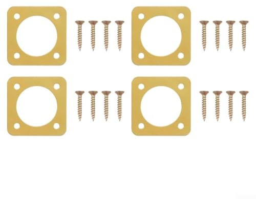 Birdhouse - Kit de barrera de entrada de 4 piezas de metal para protección contra intrusos en cajas nido de patio trasero (11/8 pulgadas)