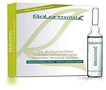 Salerm Vital Vitalizador Estructural Capilar 4x13ml (Antihumedad), Único, Estándar