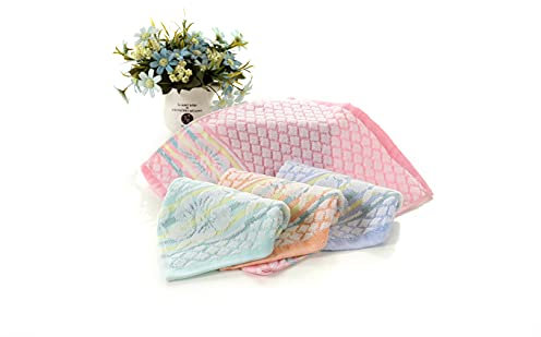 YSN Home Collection YSN10 - Waschlappen 8 Stück, gemischte Farben 100% Baumwolle - 25x25 cm - lila