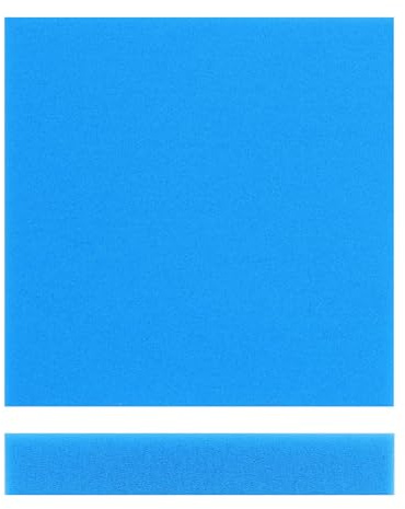 Wiltec Filtermatte Schaumstoff 50 x 50 x 5 cm feine Porung 30 ppi für Teichfilter Aquarienfilter Aquarium Filter Außenfilter Wasser