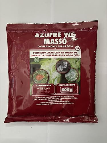 Azufre mojable. Fungicida-acaricida 500 gr