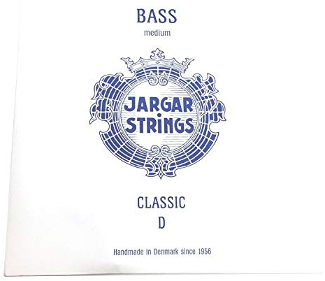 JARGAR Cuerda para Contrabajo Re acero-cromo Medium