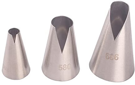 BLUGUL 3pcs Douille St Honore INOX, Douille Saint Honoré