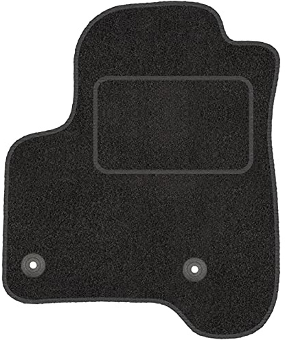 Fahrer Fußmatte Velours Fahrerseite Fahrermatte für Citroen C3 Picasso (08-17) - 1-teilig - Passgenau