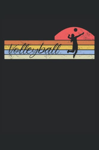Volleyball Spieler Geschenkidee: Geschenkidee für Volleyball Spieler | Volleyball Geschenk | Beachvolleyball | Volleyball Notizheft | Liniertes Notizbuch (6x9 Zoll) mit 110 Seiten