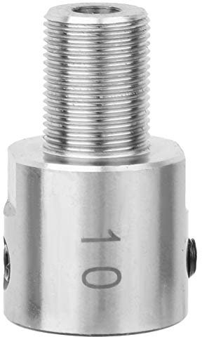 ANKROYU Edelstahl Spannfutter Pleuel, Spindelflansch zum Verbinden der Drehmaschinen Spindel und des Spannfutters, Fräsmaschinen Spannfutter Adapter für K01 50/63 K02 50/63 Drehfutter