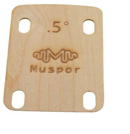 E-Gitarren-Halsscheiben, 3 Stück Ahornplatte, Gitarrenhals Shims 0,25 0,5 1 Grad, Ersatzteile für Gitarren-Nect-Anpassung