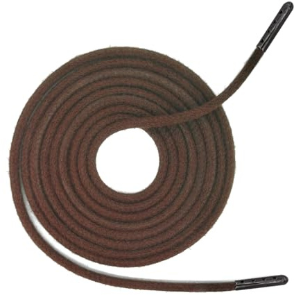 UamGlsob 4 mm (5/32 tum) Kevlar brandsäker stövelspets, okrossbar slitstark ersättningssko sträng för brandbekämpning loggning svetsare, Uppgraderad brun, 54/140cm