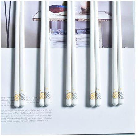 10 Paia Set Di Bacchette In Porcellana, Set Regalo Di Bacchette Riutilizzabili Con Custodia, Bacchette In Ceramica Bone China Set Di Bacchette Cinesi Coreane Confezione Regalo Lavabili In Lavasto