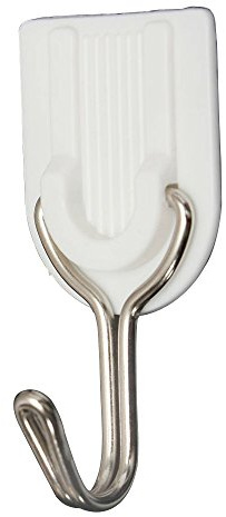 Reapyyt 6 Pieces Crochet adhesif Blanc Fort Crochets pour la Salle de Bain et la Cuisine Crochet Murale autoadhesif Crochet autoadhesif de Porte-Serviettes Crochet de Colle - Blanc