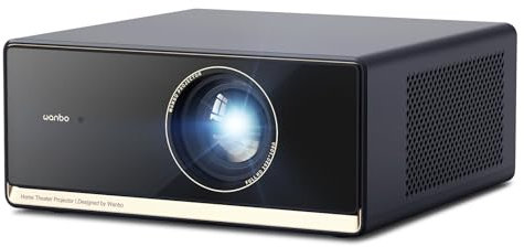 Proiettore 4K Supporto, 1100 ANSI/Google TV, Auto Focus Keystone Videoproiettore, Full HD 1080P Nativo Home Cinema