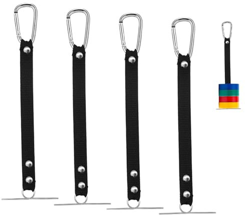 4Pcs Electrical Tape Holder, 2.4 Wide Tape Thong Black Electrical Contractor Tool Belts for Electrician, Construction, Carpenter, Framer Holder for Tool Belt Thong