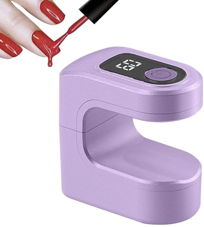 Ahuuen Kleines UV-Licht für Nägel,Maniküre Lampe Mit USB-Aufladung - LED Trockner Mit 2 Timerfunktionen Für Unterwegs Studio Salon