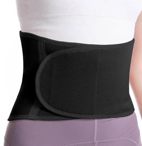 XUXLEKK Calentador de Cintura para Hombres Mujeres, Calentador de Riñones de Cachemira, Cinturón de Calor para Lumbares, Cinturón Calentador de Invierno, Alivio para la Espalda y Columna Lumbar, Negro