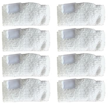 Paño de microfibra for fregona, compatible con Karcher Easyfix SC2 SC3 SC4 SC5 CTK10 CTK20, repuestos for aspiradora vapor mano Magic(8 pcs)