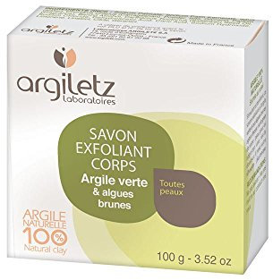 Argiletz jabón exfoliante cuerpo arcilla verde 100 G
