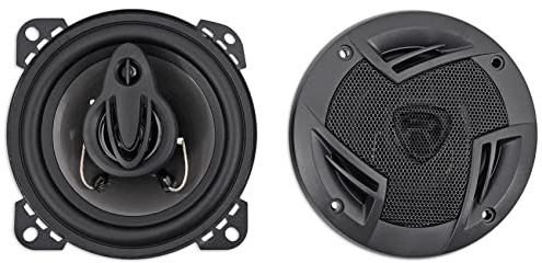Rockville Pair RV4.3A 4 3-Way Car Speakers 500 Watts / 70w RMS CEA Rated Total