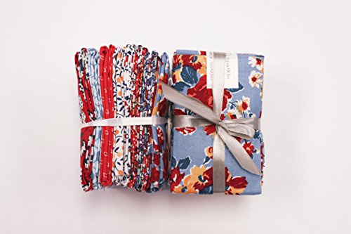 Stitch & Sparkle 8 pcs 18 by 21 Fat Quarter Bundle, Crafts, Sewing (Vintage Mix & Match)