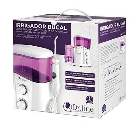 DR.LINE IRRIGADOR BUCAL CON LÁMPARA SANITIZADORA DE BOQUILLAS